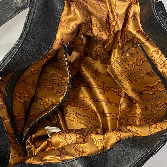 Tignanello Women's Black Suede Shoulder Bag - Picture 7 of 16